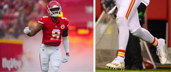 Adidas NFL players Juju Smith-Schuster cleats