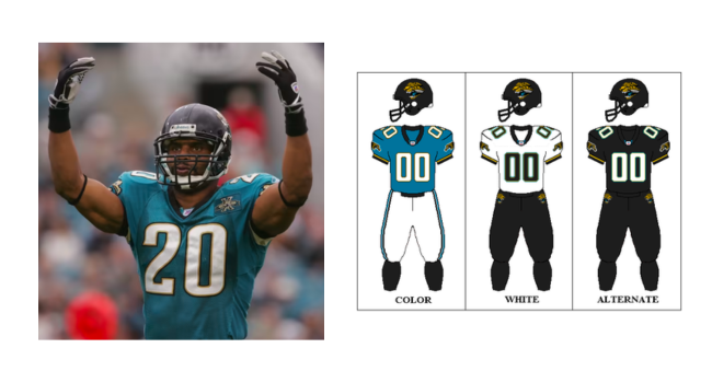 Jacksonville Jaguars uniform history 2004